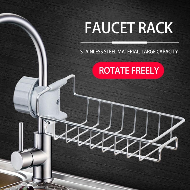 Snap-On Faucet Rack