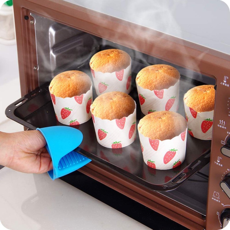 Heat Insulation Silicone Oven Mitt Pot Pan Saucepan Handle Cover Grip –  Saphires Luxury