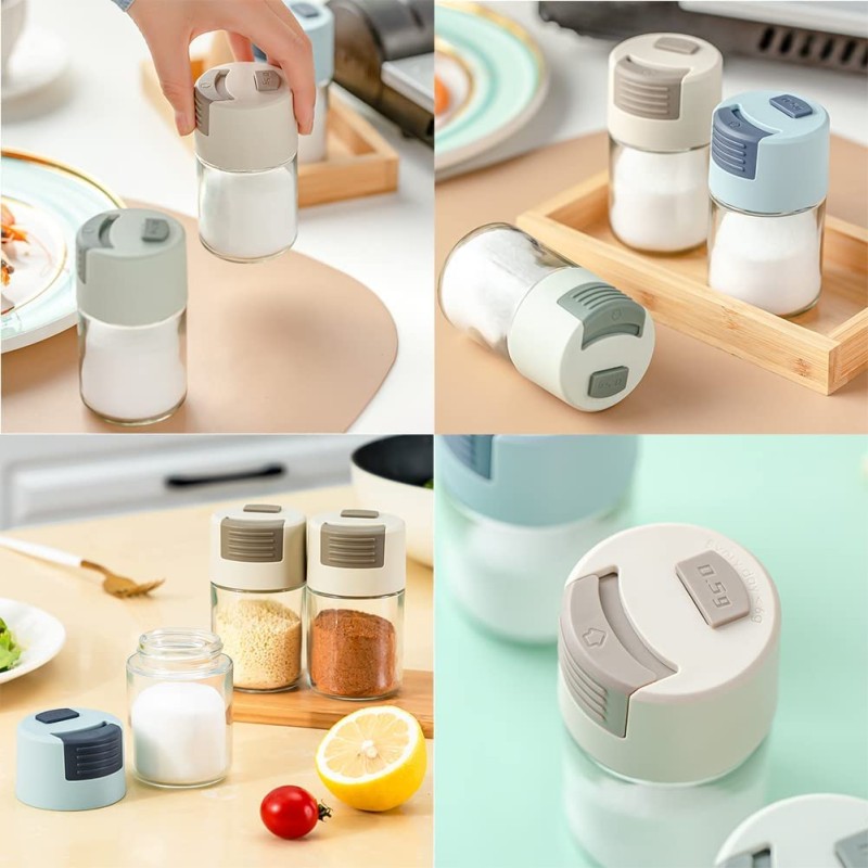 Quantitative Salt Shaker Dispenser Precise Quantitative Seasoning