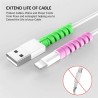 Cable Protectors for USB Charger Cable -20 Pieces