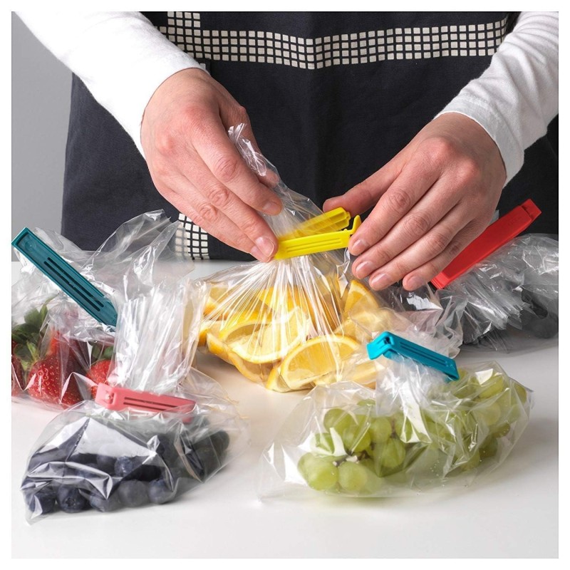 30 pcs Utility Chip Bag Clips -Coated for Sealer for Sealing Food