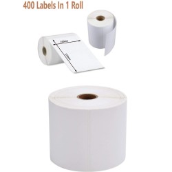 Direct Thermal Amazon Shipping Labels White 4x6 inches Barcode Shipping Label-400 Labels Roll