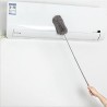 New Extendable Microfiber Soft Feather Duster for High and Standard Surface Cleaning, Foldable Long Rod for Ceiling Fans, Cobweb