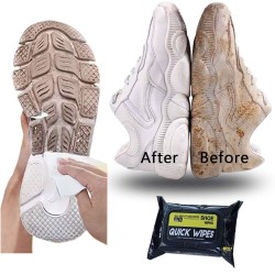 80 Pieces Shoe Cleaner Wipes Sneaker Cleaner Shoe Cleaning Wipes