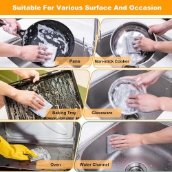 10 Pieces Non-Scratch Wire Dishwashing Cloth