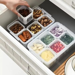 Slotted Storage Box with Lid