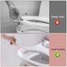 3 Pcs Toilet Seat Cover Lifter