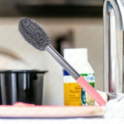 Long Handle Steel Wire Cleaning Brush for Narrow Neck Containers