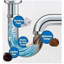 Powerful Sink & Drain Blockage Cleaner Powder