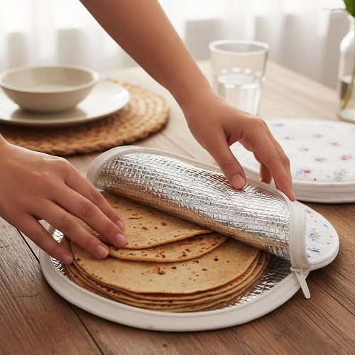 Sonoli Insulated Roti Cover with Zip